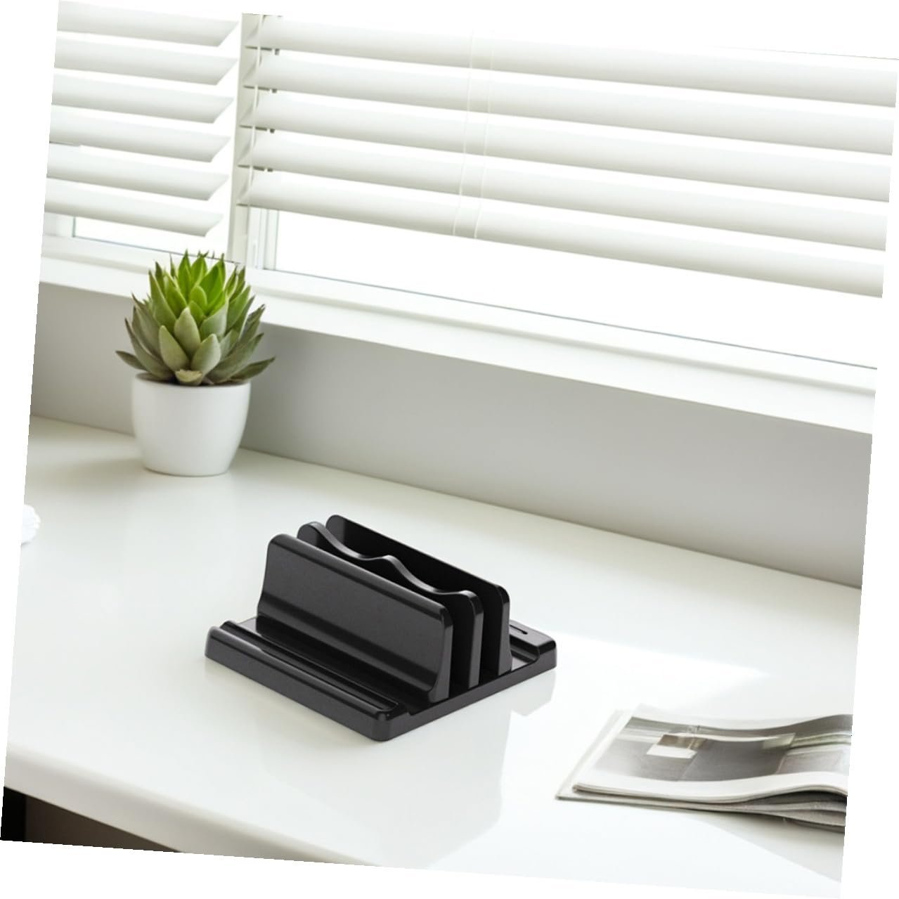 Вертикальна Підставка Подвійна для Ноутбука з Регульованою Док-станцією, фото №6 Вертикальна Підставка Подвійна для Ноутбука з Регульованою Док-станцією, фото №6