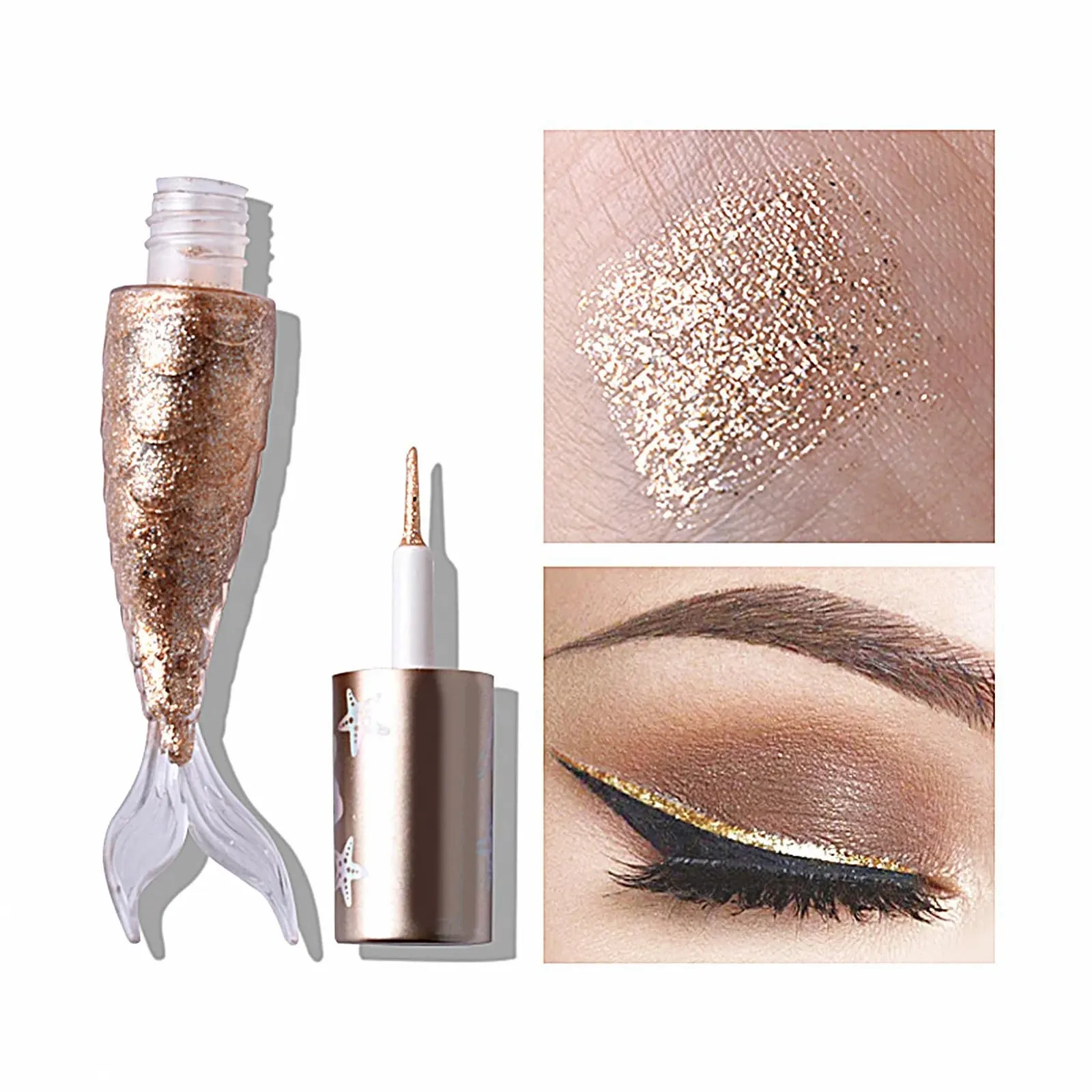 Карандаш для Глаз с Блестками 4 Цвета, фото №6