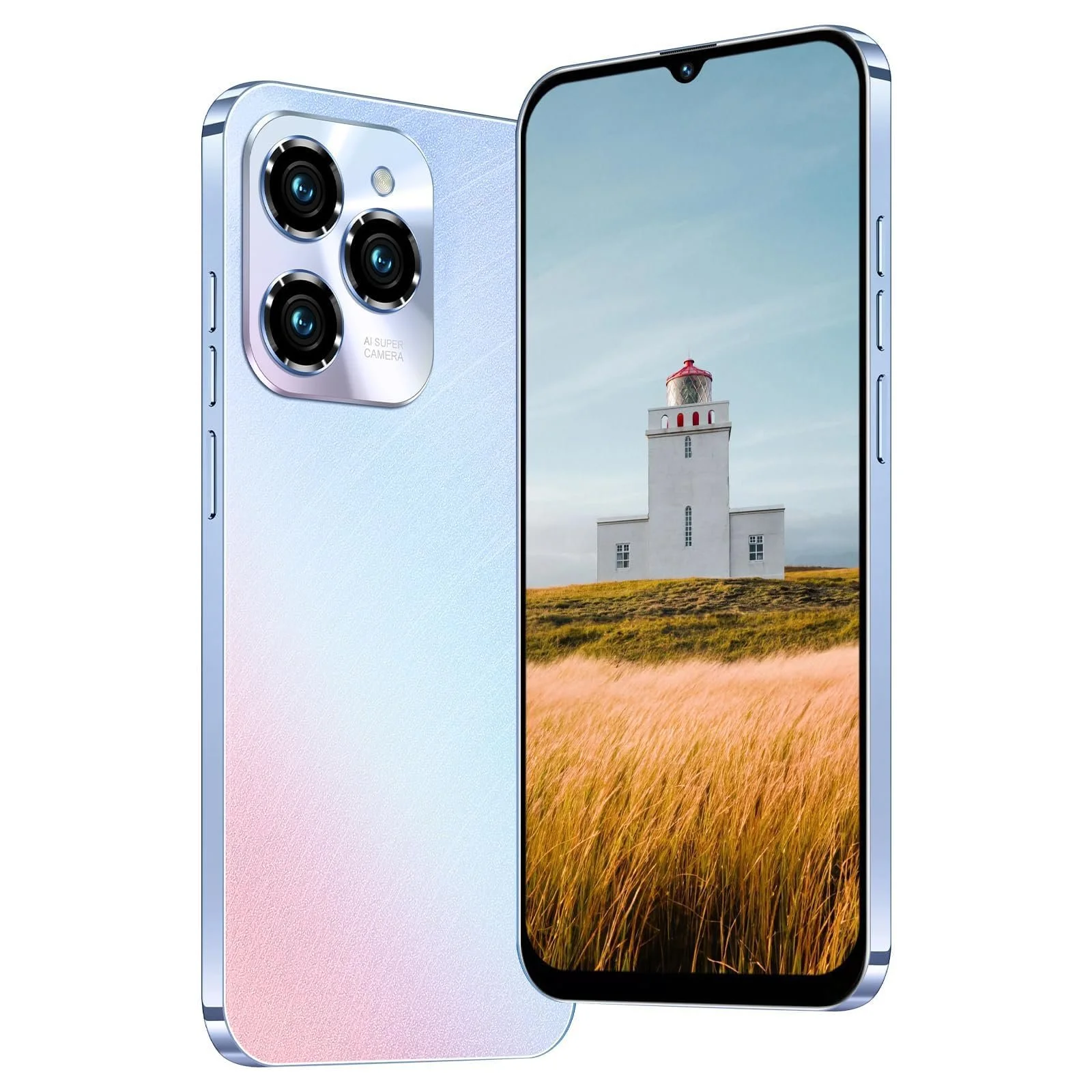 Смартфон JoyHandy Hot40Pro 3GB/32GB 6.3" HD Android 12.0 Dual SIM Light Blue, фото №1