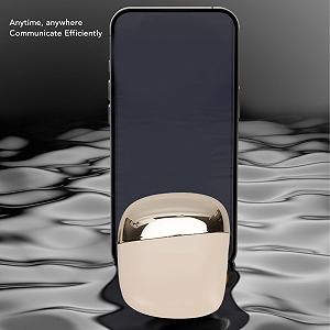 Наушники для AI-перевода GOWENIC Беспроводные в реальном времени для изучения языков 140 языков Бежевый synthetic.ua - Фото 1