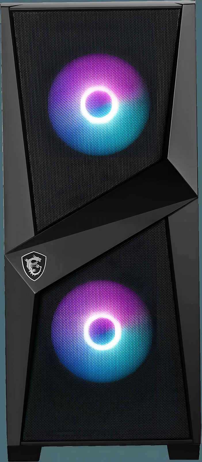 Корпус MSI MAG Forge 100R / без БЖ /Mid Tower / ARGB / Tempered Glass /  USB 3.2 / 3x120mm Fans / Чорний, фото №5