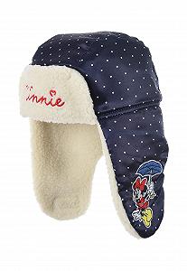 Дитяча зимова шапка-вушанка Minnie Mouse Dark Blue - Фото 1