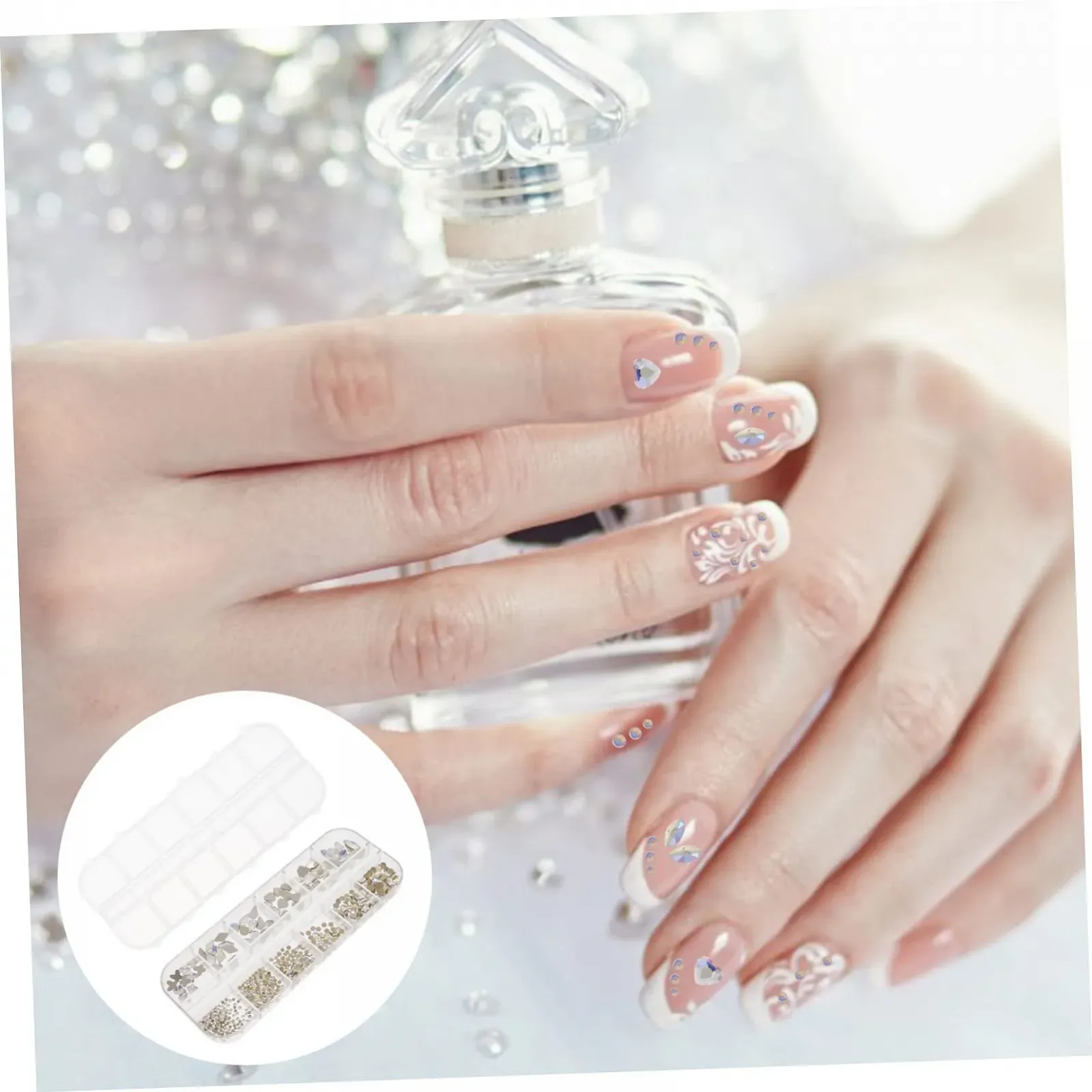 Набор для украшения ногтей ABOOFAN Абстрактные бриллианты для ногтей для творческого маникюра, разноцветные дизайны плоских камней, фото №4 Набор для украшения ногтей ABOOFAN Абстрактные бриллианты для ногтей для творческого маникюра, разноцветные дизайны плоских камней, фото №4