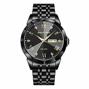 Чоловічий годинник PINDOWS Кварцовий Аналоговий Водонепроникний - Фото 1
