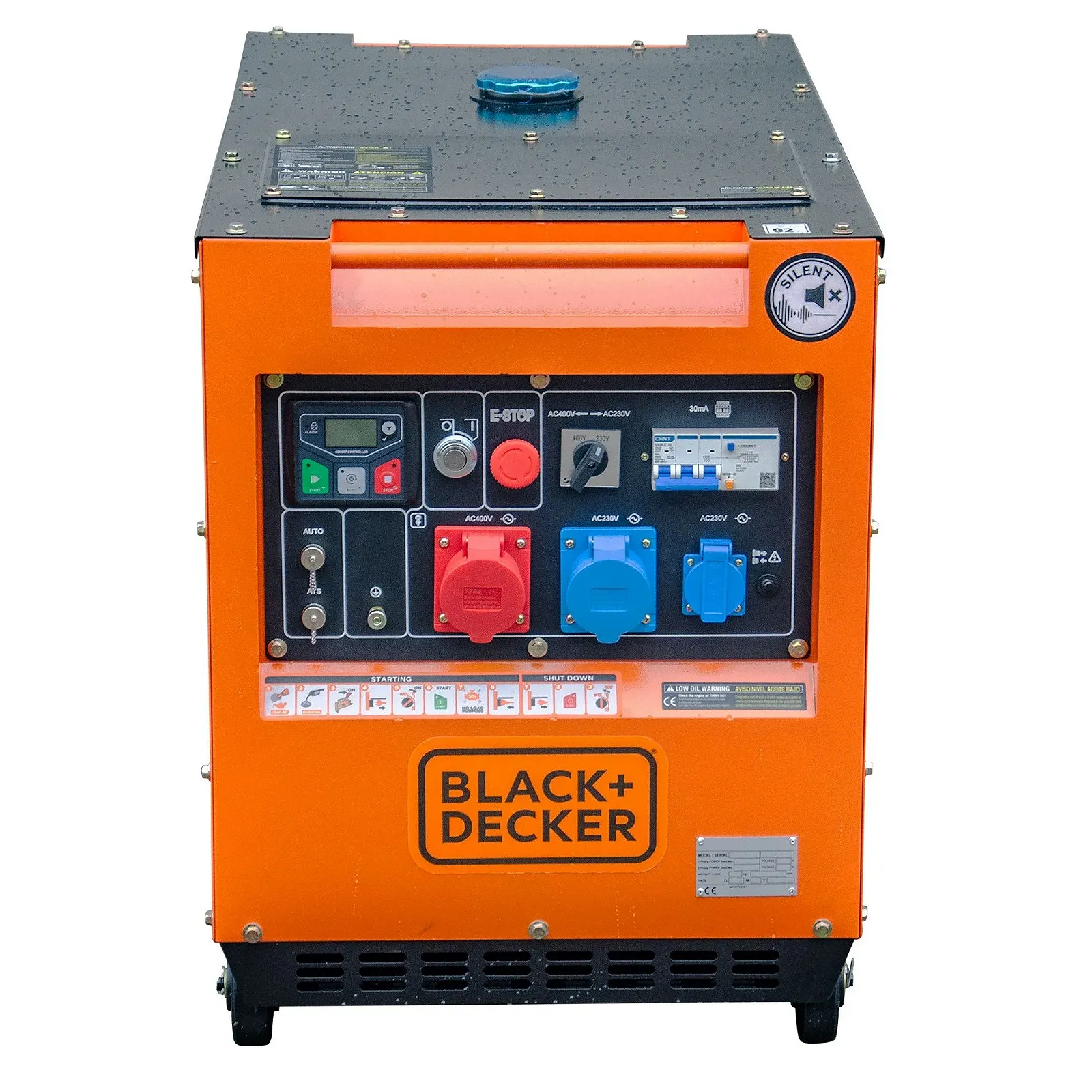 Генератор дизельний Black+Decker BXGND7900E 7.9 кВт, фото №2