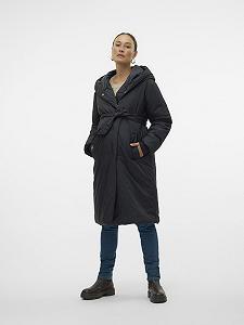 Пальто Vero Moda С капюшоном В рубчик synthetic.ua - Фото 1