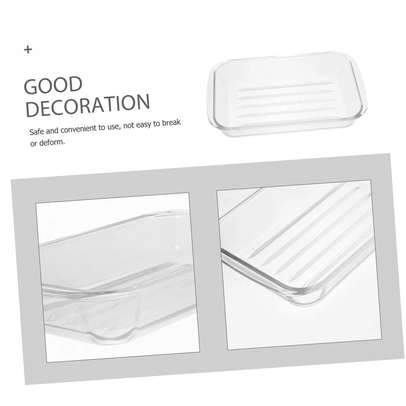 Форма для запекания жаростойкая стеклянная большая для духовки и микроволновой печи легкая в очистке прочная, фото №7