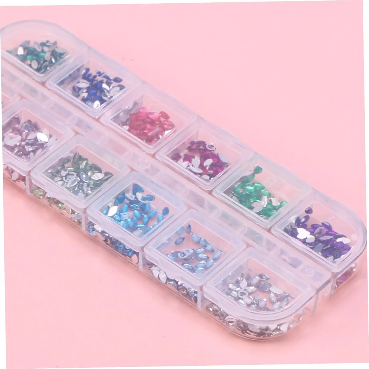 Стразы для ногтей FRCOLOR, разноцветные, для маникюра, с искусственными бриллиантами для дизайна ногтей, фото №8
