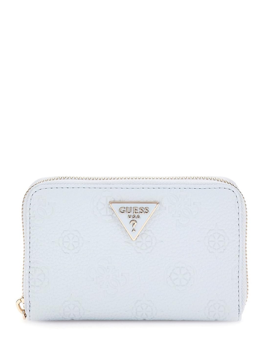 Кошелек GUESS Cresidia Medium Zip Around, powderblue, стандартный размер, фото №1