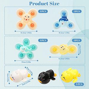 Игрушки для ванны Набор из 7 игрушек для купания synthetic.ua - Фото 1