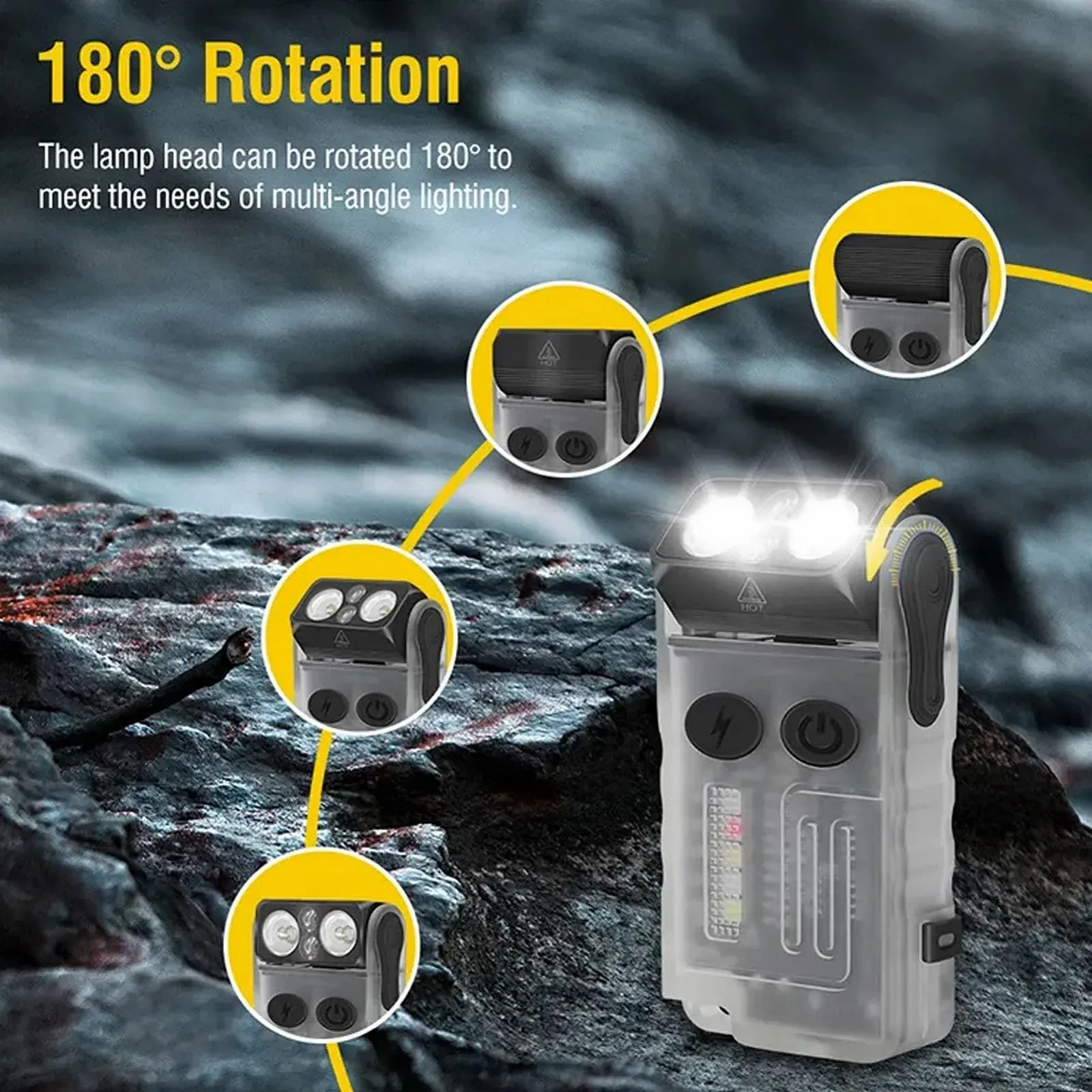 Кишеньковий LED ліхтарик SIXRUN Powerful 180, фото №4 Кишеньковий LED ліхтарик SIXRUN Powerful 180, фото №4