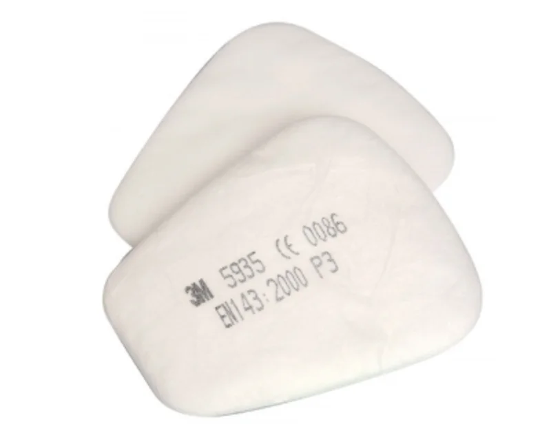 Протиаерозольні фільтри 3M 5935 P3 10x2 шт Білий, фото №1 Протиаерозольні фільтри 3M 5935 P3 10x2 шт Білий, фото №1