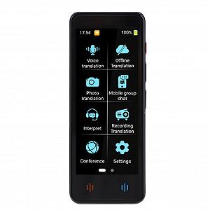 Перекладач голосу Haofy, підтримка WiFi 134 мов (Чорний) - Фото 1