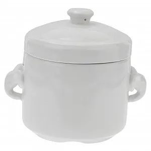 Каструля з кришкою NUOBESTY керамічна для супів та яєць на пару - Фото 1