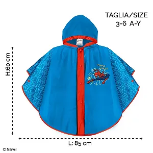 Дождевой плащ PERLETTI Marvel Spiderman для детей synthetic.ua - Фото 1