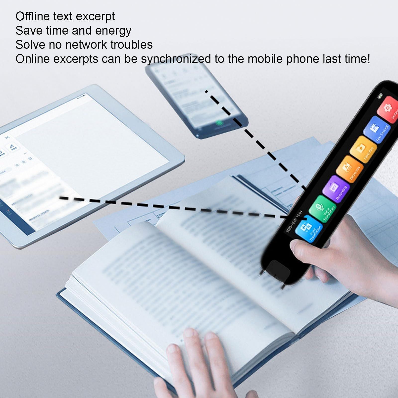 Ручка для сканування та перекладу, екран 3.71 дюйма, 112 мов, фото №5 Ручка для сканування та перекладу, екран 3.71 дюйма, 112 мов, фото №5