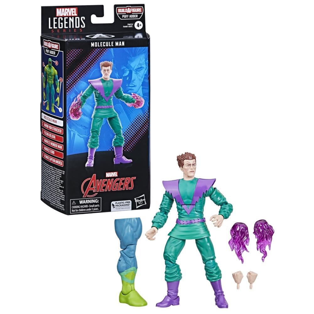 Фігурка Hasbro Marvel Legends Series: Molecule Classic Comic, 15 см, різнокольоровий, фото №4