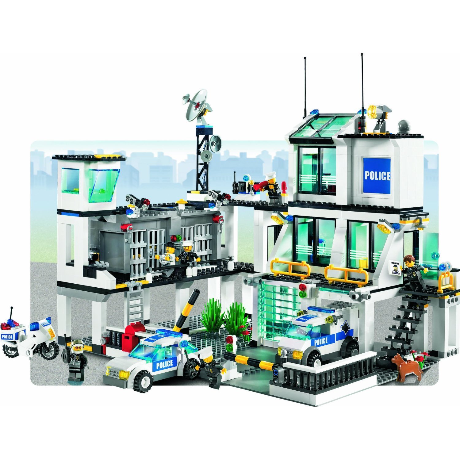Конструктор Lego City 7744 полицейский участок, фото №1