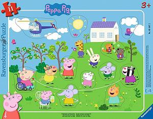 Купить Пазл-рамка Ravensburger Children's Puzzle Peppa Pig 05697 Skipping Rope with Peppa Pig 11 деталей от 3 лет - Фото 1 Пазл-рамка Ravensburger Children's Puzzle Peppa Pig 05697 Skipping Rope with Peppa Pig 11 деталей от 3 лет - Фото 1