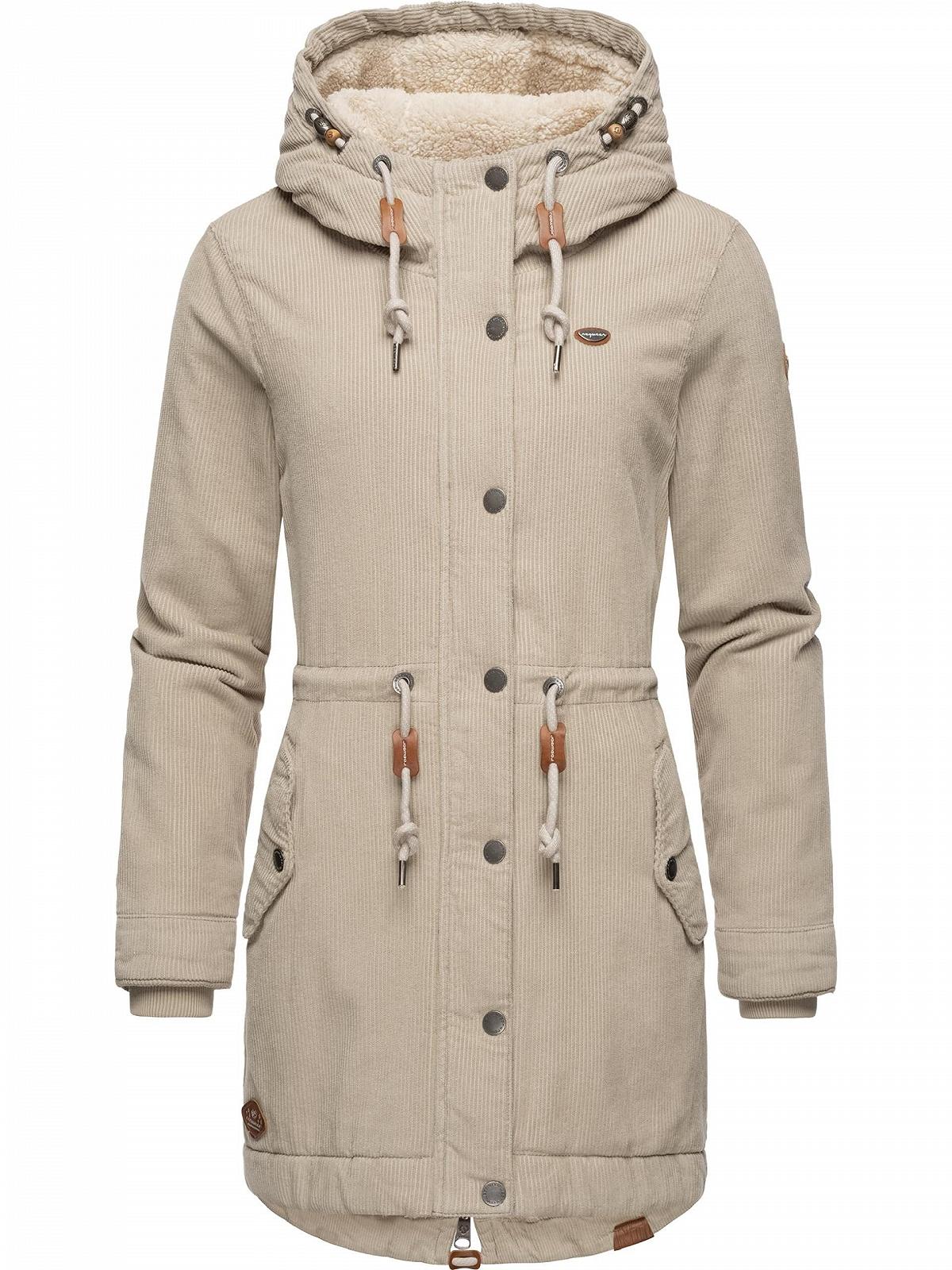 Куртка Ragwear Canny Corduroy Женская зимняя с капюшоном, фото №1
