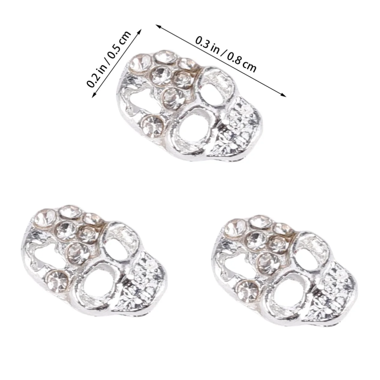 Наклейки для нігтів Самоцвіти для нігтів, білий колір, фото №8 Наклейки для нігтів Самоцвіти для нігтів, білий колір, фото №8