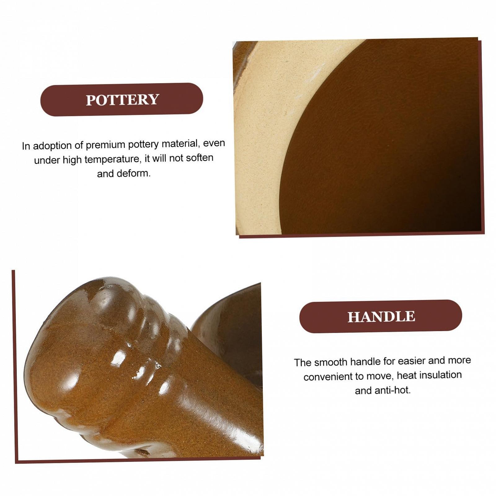 Горшок для трав NOLITOY керамический термостойкий для газовых плит универсальный, фото №9