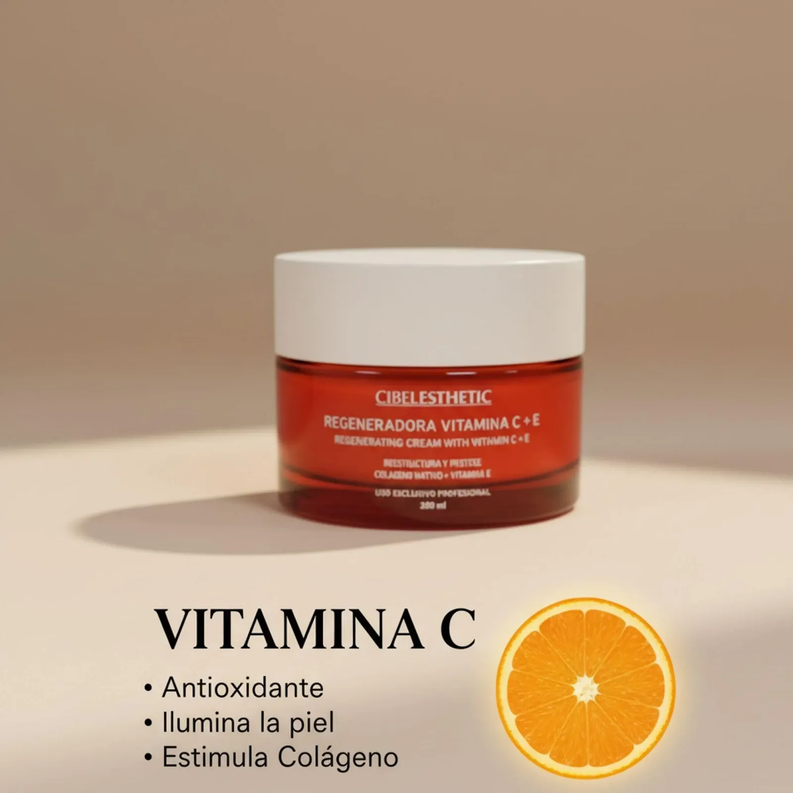 Регенерувальний крем Vitamin C + E 200 мл, фото №3 Регенерувальний крем Vitamin C + E 200 мл, фото №3