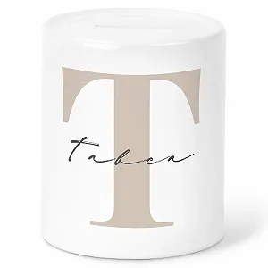 Скарбничка Керамічна Coffee Cash Бежева 9,4 x 8 см - Фото 1