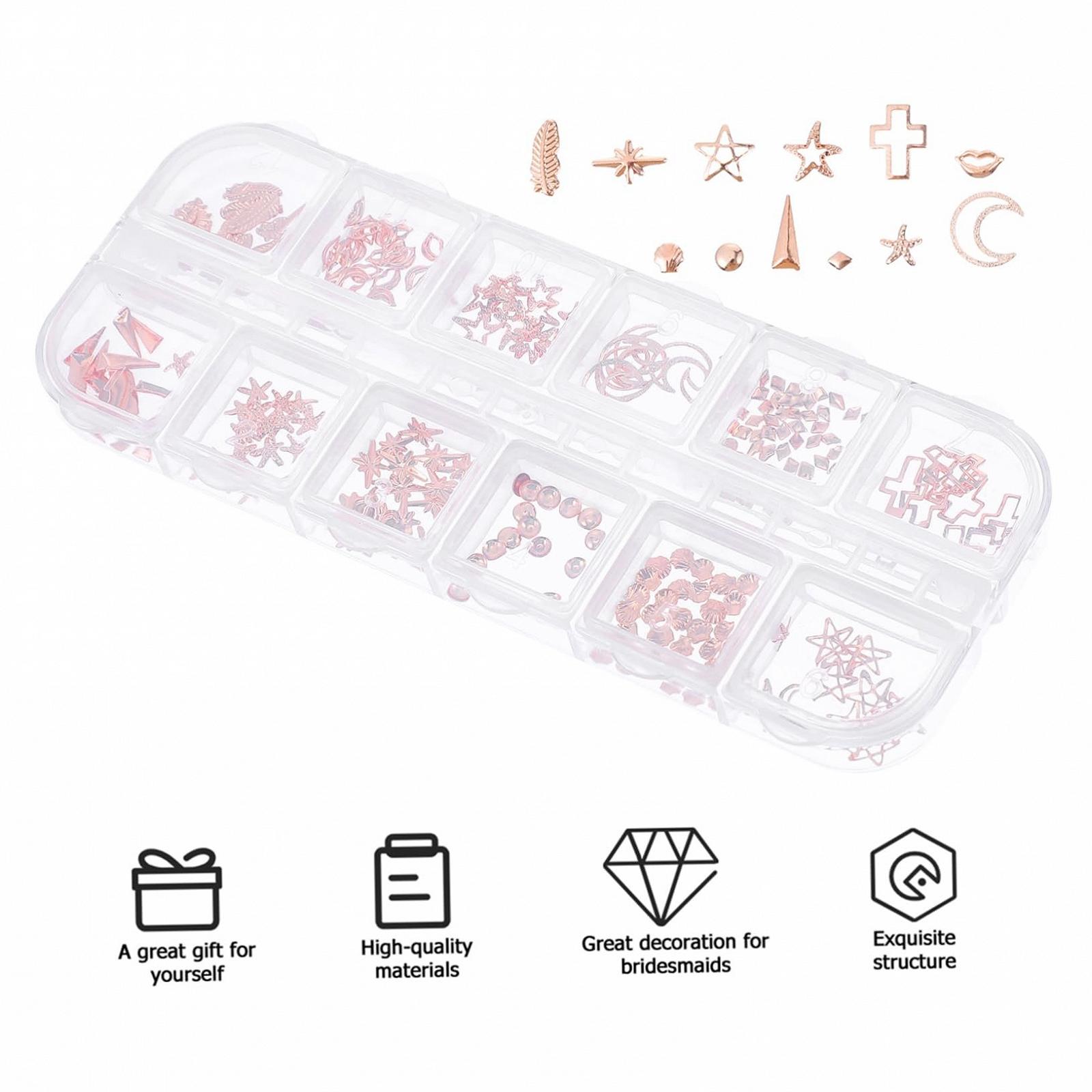 Набор для украшения ногтей Звезда Блестки для ногтей Украшения для маникюра Набор ювелирных изделий для ногтей Стразы для ногтей Акриловые аксессуары, фото №6