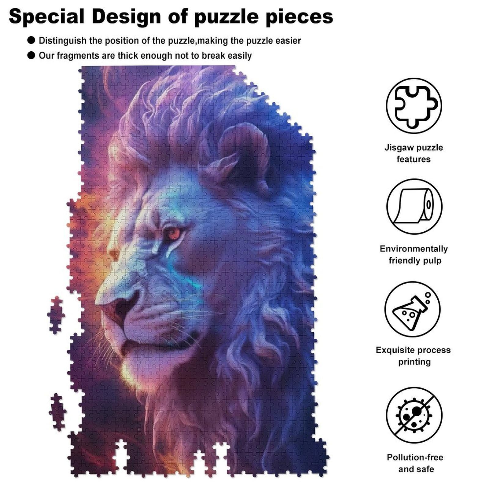 Пазл Löwe 1000 деталей Деревянный 78 x 53 см, фото №5