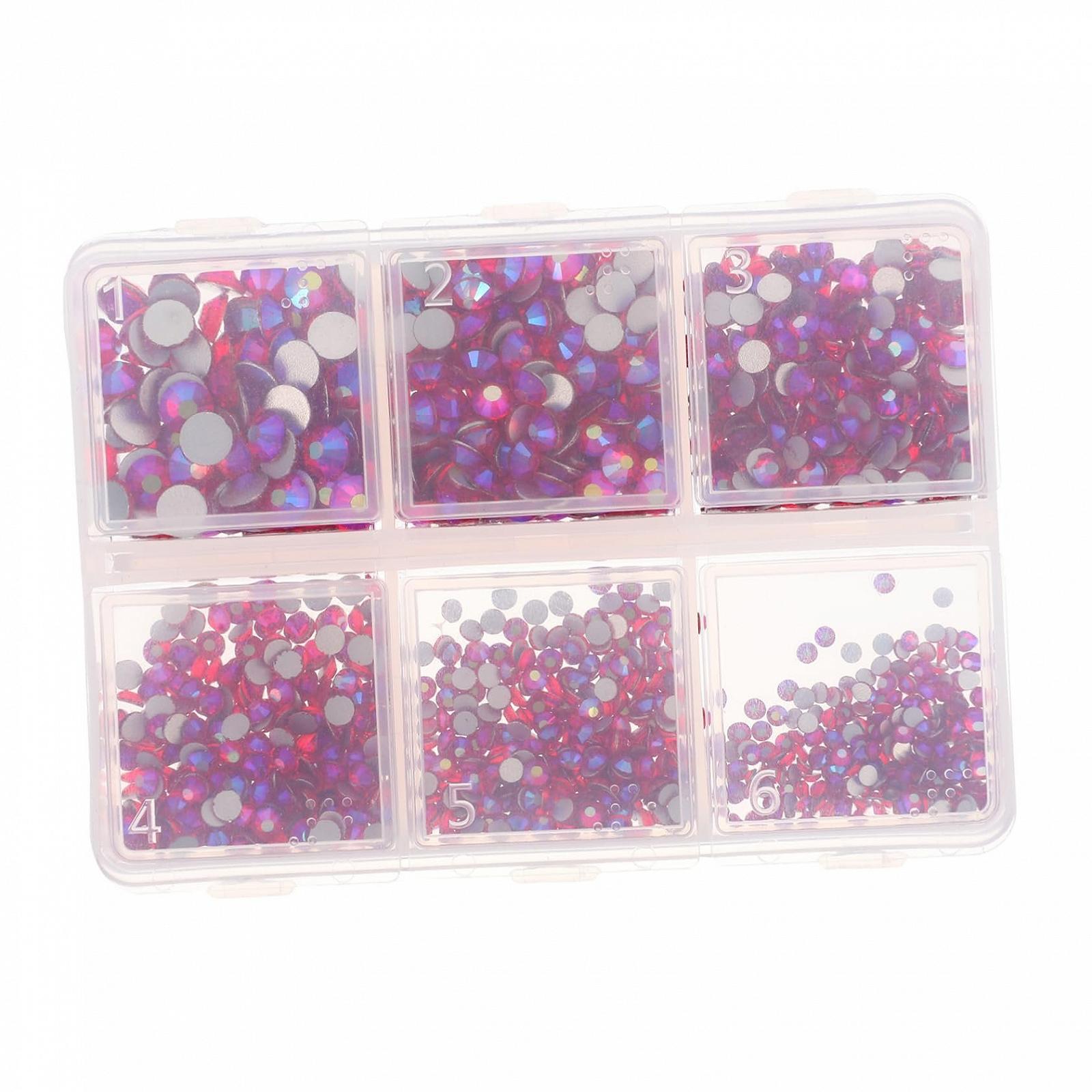 Стрази Плоскі Healeved 2 коробки Аксесуари для нігтів, фото №1