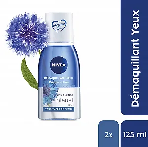 Очищающее средство для лица Nivea 2 x 125 мл с очищенной водой для женщин для всех типов кожи дорожный размер synthetic.ua - Фото 1