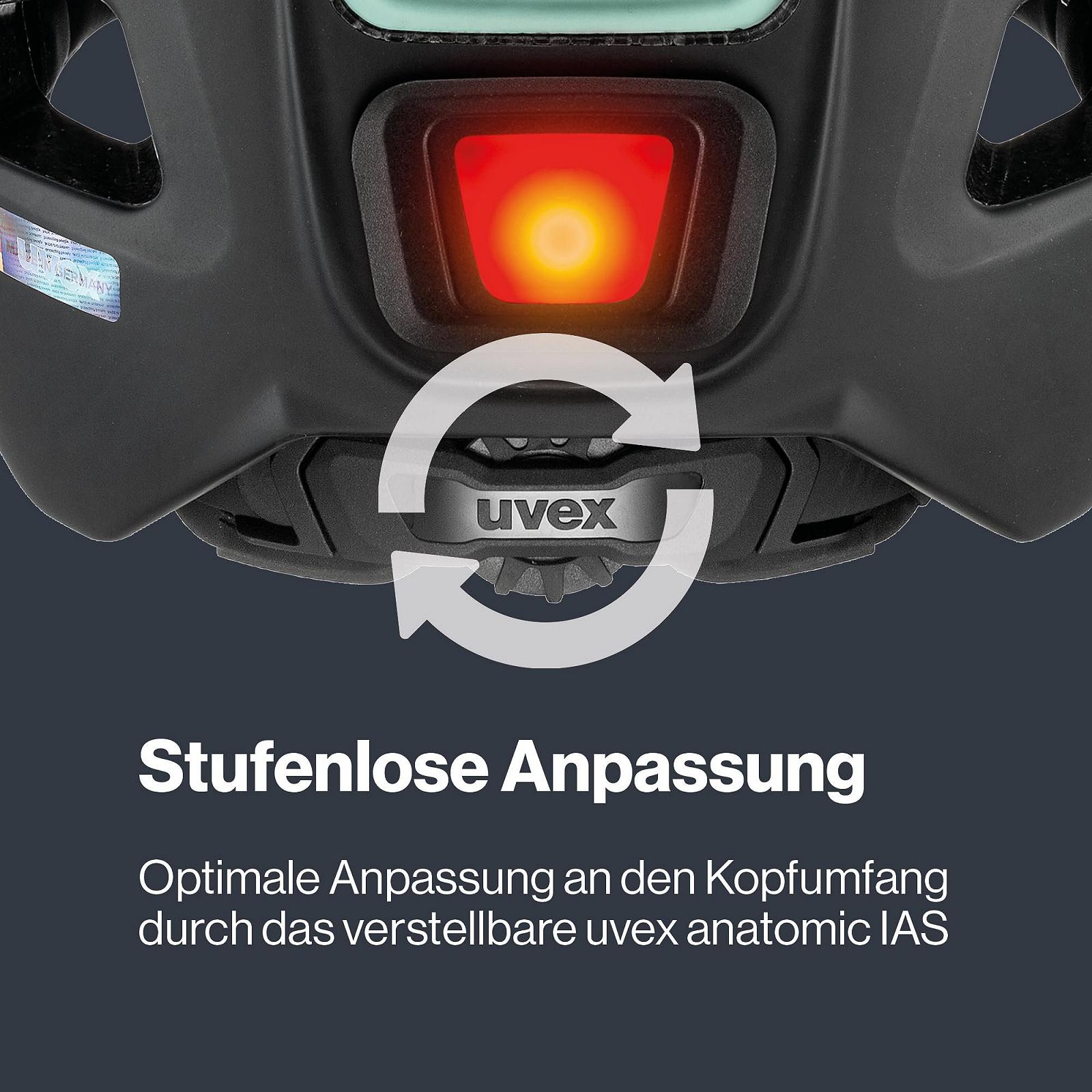 Шлем Uvex Finale Visor с LED-подсветкой, фото №5