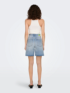 Шорты ONLY BILLIE EX HW STRA LB DNM SHORTS DOT 15286816 Голубой S synthetic.ua - Фото 1