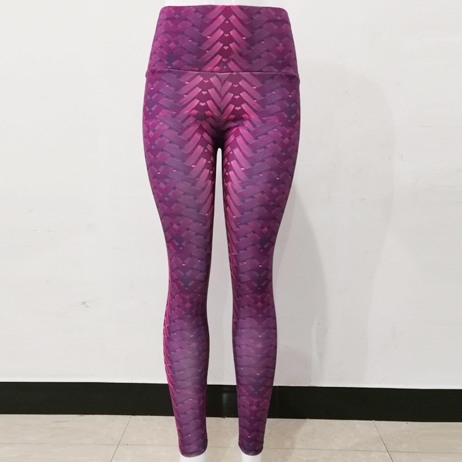 Легінси Жіночі Стретч з принтом Для тренувань Laufhose Basisschicht Leggins 3/4, фото №3