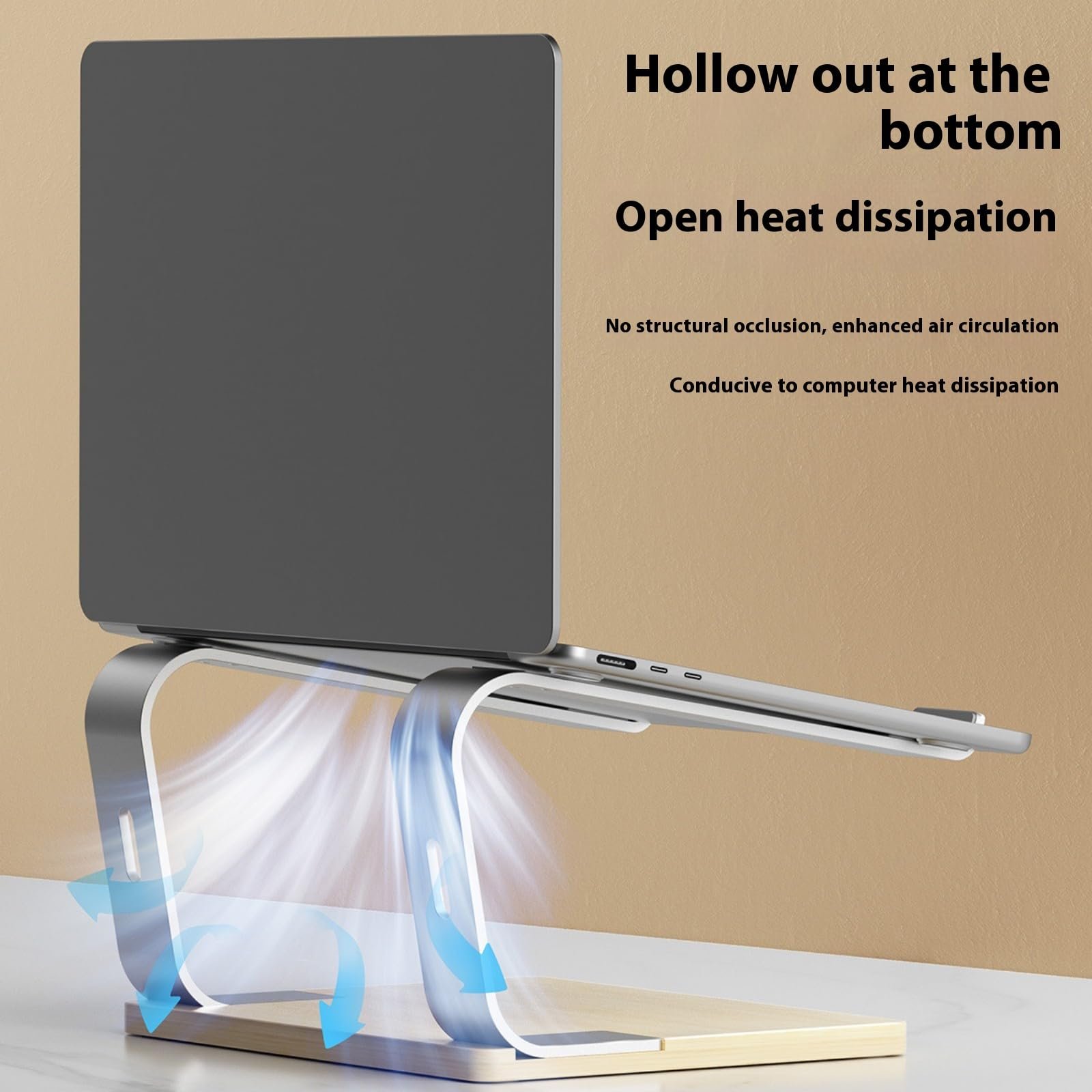 Подставка для ноутбука Металл Алюминий, фото №8 Подставка для ноутбука Металл Алюминий, фото №8