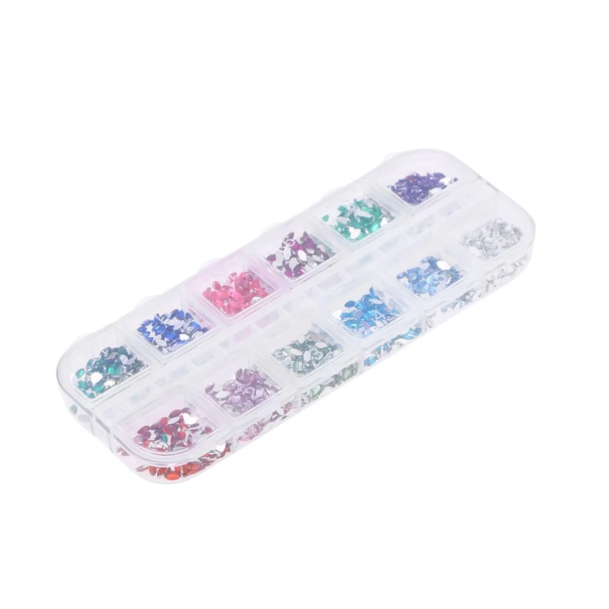 Стразы для ногтей FRCOLOR, разноцветные, для маникюра, с искусственными бриллиантами для дизайна ногтей, фото №1