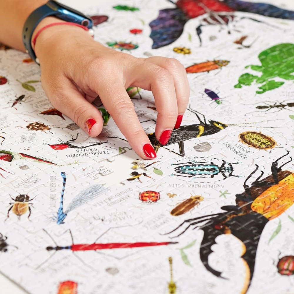 Пазл CzuCzu Puzzlove Insects 1000 елементів 48 x 68 см, фото №4 Пазл CzuCzu Puzzlove Insects 1000 елементів 48 x 68 см, фото №4