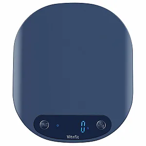 Кухонні ваги Vitafit цифрові 15 кг 1 г/0,1 унції LED сині - Фото 1