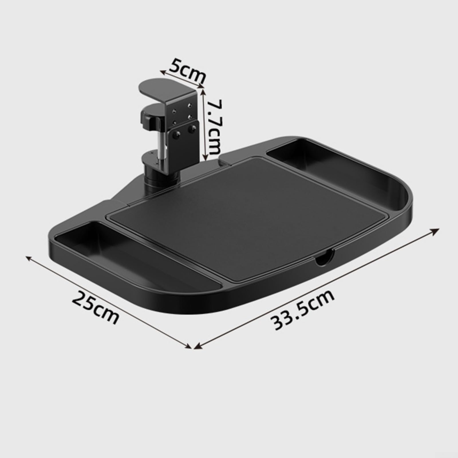 Держатель для ноутбука Настольный Регулируемый Clip-On Pad-Rack Многофункциональный Органайзер для стола Углеродистая сталь, фото №2