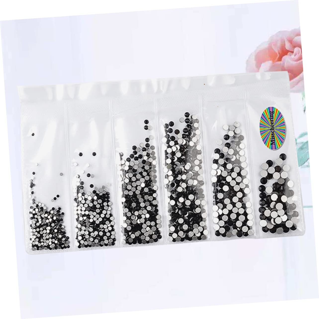Стразы для ногтей FRCOLOR 1364 штук, украшения с блестками, самоклеящиеся наклейки, бисер, камни, аксессуары для ногтей, черный, фото №2 Стразы для ногтей FRCOLOR 1364 штук, украшения с блестками, самоклеящиеся наклейки, бисер, камни, аксессуары для ногтей, черный, фото №2