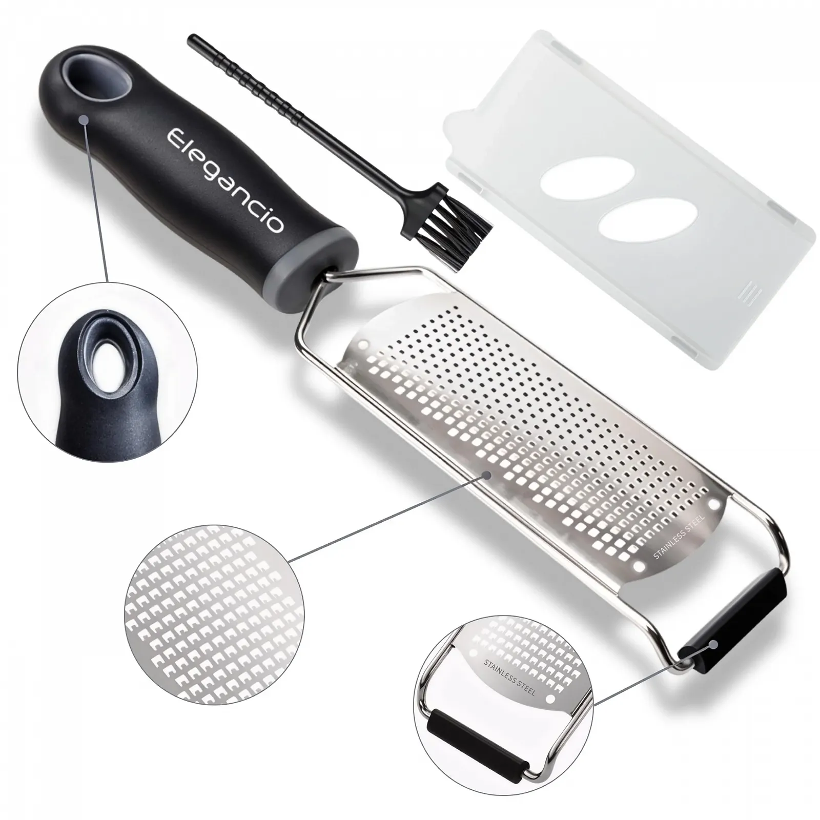 Ручная терка ELEGANCIO для сыра из нержавеющей стали, фото №3