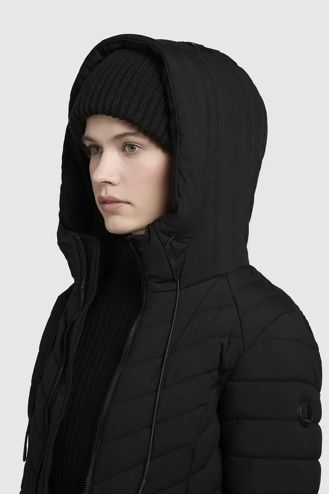 Женское зимнее пальто khujo Nita3 черный, фото №7 Женское зимнее пальто khujo Nita3 черный, фото №7