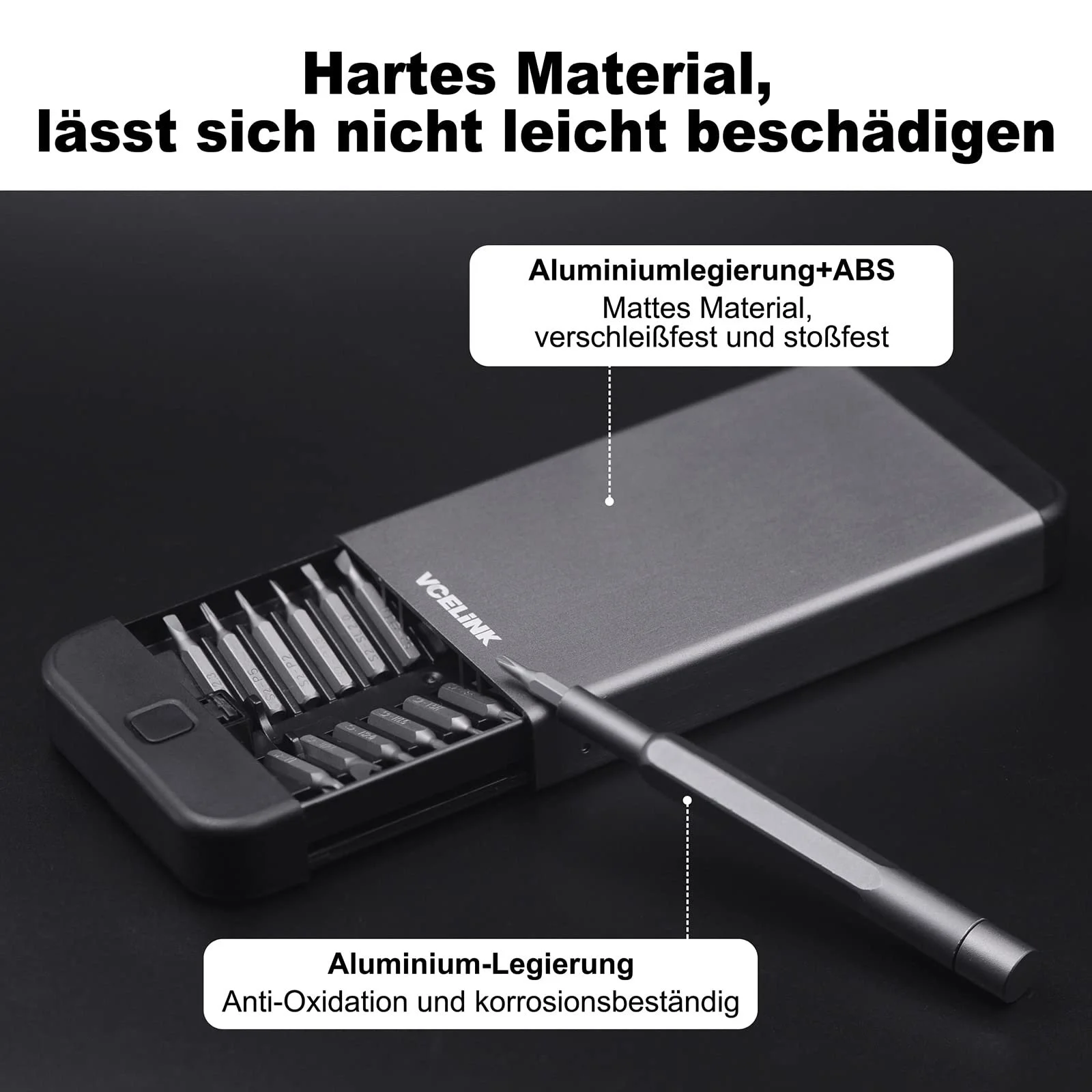 Набір викруток VCELINK Precision, 24 бітів S2, магнітний Torx Pentalobe, фото №6