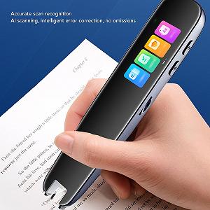 Ручка-переводчик Walfront, портативная ручка для чтения, словарь-переводчик, 1.97-дюймовый полный сенсорный экран для изучающих языки, дислексии и отклонений в обучении цена на synthetic.ua - Фото 1 Ручка-переводчик Walfront, портативная ручка для чтения, словарь-переводчик, 1.97-дюймовый полный сенсорный экран для изучающих языки, дислексии и отклонений в обучении synthetic.ua - Фото 1