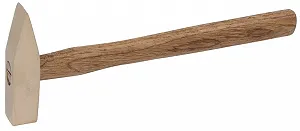 Молоток слюсарний KS Tools BRONZEplus 963.2005 100 г з руків’ям з гікорі - Фото 1