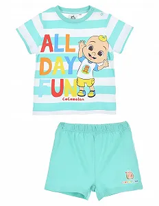 Комплект піжами Cocomelon для маленьких хлопчиків, 2 предмети - Фото 1