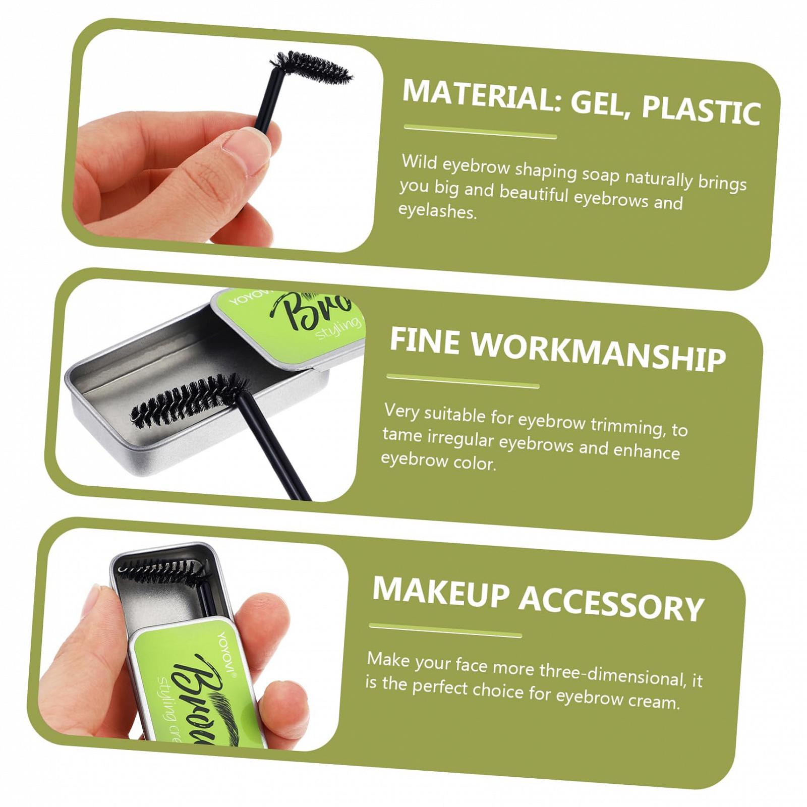 Набор FRCOLOR Natural Mascara Eyebrow Styling Soap, фото №7