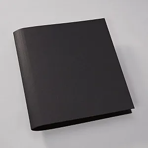 Фотоальбом Semikolon на 4 кольцах 29.5 x 32 см, обложка эфалин, черный synthetic.ua - Фото 1