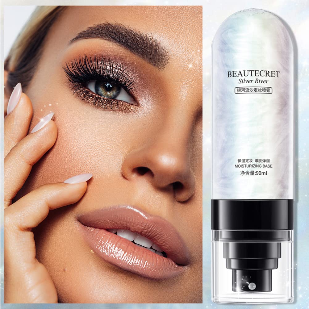 Спрей LICHENGTAI Makeup Fixing Spray Перлова сіяюча основа, фото №6